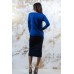 Embroidered Costume "Chamomiles" Electric Navy
